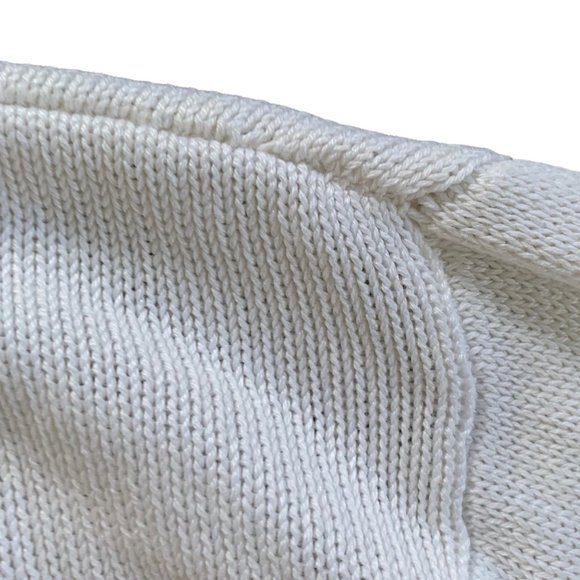 Vintage Fair Kei Pastel Pink Striped Cardigan Sweater - Picture 8 of 9